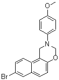 CAS#: 376374-34-4, 8-Bromo-2-(4-Methoxyphenyl)-2,3-Dihydro-1H-Naphtho[1,2-e][1,3]Oxazine