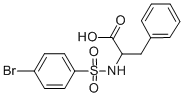 CAS#: 37642-61-8, 2-([(4-Bromophenyl)Sulfonyl]Amino)-3-Phenylpropanoic Acid