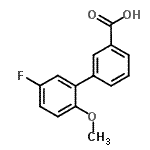 CAS#: 376592-43-7, 3-(5-Fluoro-2-Methoxy-Phenyl)Benzoic Acid