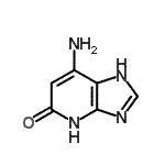 CAS 登录号：37660-70-1， 7-氨基-1,4-二氢-5H-咪唑并[4,5-b]吡啶-5-酮