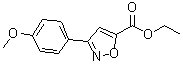 CAS 登录号：376623-69-7， 3-(4-甲氧基苯基)-1,2-恶唑-5-羧酸乙酯