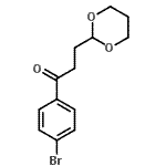 CAS#: 376637-07-9, 1-(4-Bromophenyl)-3-(1,3-Dioxan-2-Yl)-1-Propanone
