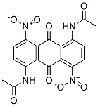 CAS 登录号：37686-98-9， N-(5-乙酰氨基-4,8-二硝基-9,10-二氧代蒽-1-基)乙酰胺