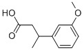 CAS#: 37730-33-9, 3-(3-Methoxyphenyl)Butanoic Acid