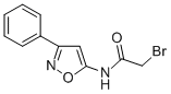 CAS 登录号：37852-59-8， 2-溴-N-(3-苯基-1,2-恶唑-5-基)乙酰胺