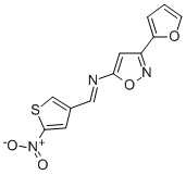 CAS#: 37853-20-6, N-(3-Furan-2-Yl-1,2-Oxazol-5-Yl)-1-(5-Nitrothiophen-3-Yl)Methanimine