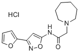 CAS#: 37853-39-7, 2-(Azepan-1-Yl)-N-[3-(Furan-2-Yl)-1,2-Oxazol-5-Yl]Acetamide Hydrochloride