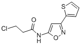 CAS 登录号：37853-43-3， 3-氯-N-(3-噻吩-2-基-1,2-恶唑-5-基)丙酰胺