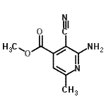 CAS#: 378757-15-4, Methyl 2-Amino-3-Cyano-6-Methylisonicotinate