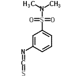 CAS 登录号：379255-08-0， 3-异硫氰酸基-N,N-二甲基苯磺酰胺