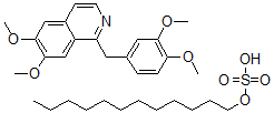 CAS#: 37933-68-9, Papaverine lauryl sulfate
