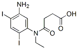 CAS 登录号：37934-68-2， 4-[(5-氨基-2,4-二碘苯基)-乙基氨基]-4-氧代丁酸