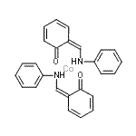 CAS 登录号：37981-00-3， (6Z)-6-(苯胺基亚甲基)-2,4-环己二烯-1-酮-钴(2:1)