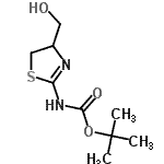 CAS#: 380149-39-3, 2-Methyl-2-Propanyl [4-(Hydroxymethyl)-4,5-Dihydro-1,3-Thiazol-2-Yl]Carbamate