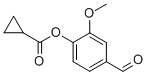 CAS 登录号：380336-99-2， 4-甲酰基-2-甲氧基苯基环丙烷羧酸酯