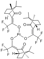 CAS#: 38053-99-5, Tris(1,7,7-trimethyl-3-(trifluoroacetyl)bicyclo(2.2.1)heptan-2-onato-O,O')praseodymium