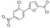 结构式 CAS# 380594-11-6, 5-(2-氯-4-硝基苯基)呋喃-2-甲酰氯