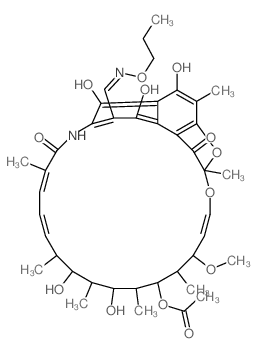 CAS#: 38128-91-5, 3-[(Propoxyimino)methyl]rifamycin
