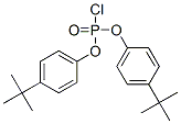 CAS 登录号：38135-31-8， 1-叔丁基-4-[(4-叔-丁基苯氧基)-氯磷酰]氧基苯