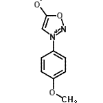 CAS 登录号：3815-80-3， 3-(4-甲氧基苯基)-1,2,3-恶二唑-3-鎓-5-醇