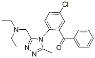 CAS#: 38150-34-4, [5-Chloro-2-[3-(Diethylaminomethyl)-5-Methyl-1,2,4-Triazol-4-Yl]Phenyl]-Phenylmethanone