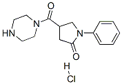 CAS 登录号:38160-15-5, 1-苯基-4-(哌嗪-1-羰基)吡咯烷-2-酮盐酸盐