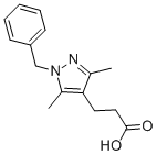 CAS#: 381679-93-2, 3-[3,5-Dimethyl-1-(Phenylmethyl)Pyrazol-4-Yl]Propionic acid