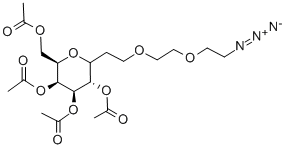 CAS 登录号：381716-33-2， D-半乳糖 1-[2-(2-叠氮基乙氧基)乙氧基乙基]-2,3,4,6-四-O-乙酸酯