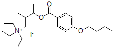CAS#: 3818-40-4, [3-(4-Butoxybenzoyl)Oxy-2-Methylbutyl]-Triethylazanium Iodide