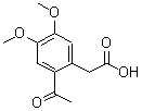 CAS 登录号：38210-84-3， (2-乙酰基-4,5-二甲氧基苯基)乙酸