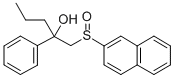 CAS 登录号：38226-52-7， 1-萘-2-基亚磺酰-2-苯基戊烷-2-醇