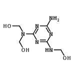 CAS#: 38228-20-5, ({4-Amino-6-[(Hydroxymethyl)Amino]-1,3,5-Triazin-2-Yl}Imino)Dimethanol