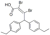CAS#: 38273-00-6, (E)-2,3-Dibromo-4,4-Bis(4-Ethylphenyl)But-2-Enoic Acid