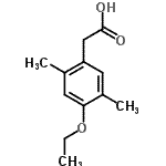 CAS 登录号：383134-04-1， (4-乙氧基-2,5-二甲基苯基)乙酸