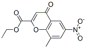 CAS 登录号：38322-76-8， 8-甲基-6-硝基-4-氧代苯并吡喃-2-羧酸乙酯