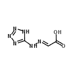 CAS 登录号：383398-32-1， (2E)-(1,2-二氢-5H-四唑-5-亚基亚肼基)乙酸