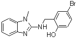 CAS#: 383902-28-1, 4-Bromo-2-{[(1-Methyl-1H-Benzimidazol-2-Yl)Amino]Methyl}Phenol