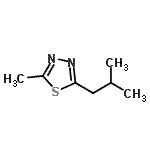 CAS#: 38391-24-1, 2-Isobutyl-5-Methyl-1,3,4-Thiadiazole