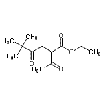 CAS 登录号：38453-93-9， 乙基2-乙酰基-5,5-二甲基-4-氧代己酸酯