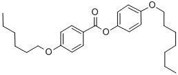 CAS 登录号：38454-39-6， 4-正庚氧基苯基 4'-正己氧基苯甲酸酯