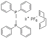 CAS 登录号：38465-86-0， (1,5-环辛二烯)二(甲基二苯基膦)铱(I)六氟磷酸盐