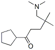 CAS 登录号：3853-19-8， 1-环戊基-5-二甲基氨基-4,4-二甲基戊烷-1-酮