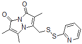 CAS 登录号：385398-64-1， 2,3,6-三甲基-5-[(2-吡啶基二硫代)甲基]-1H,7H-吡唑并[1,2-a]吡唑-1,7-二酮