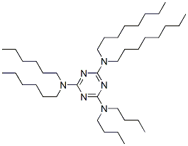 CAS#: 38551-15-4, N2,N2-Dibutyl-N6,N6-Dihexyl-N4,N4-Dioctyl-1,3,5-Triazine-2,4,6-Triamine