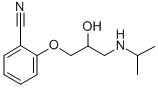 CAS 登录号：38555-07-6， 2-[2-羟基-3-(丙-2-基氨基)丙氧基]苯甲腈