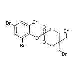 CAS 登录号：38578-30-2， 5,5-二(溴甲基)-2-(2,4,6-三溴苯氧基)-1,3,2-二氧磷杂环己烷2-氧化物