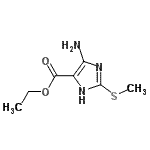CAS#: 385796-04-3, Ethyl 4-Amino-2-(Methylsulfanyl)-1H-Imidazole-5-Carboxylate