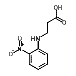 CAS 登录号：38584-58-6， N-(2-硝基苯基)-beta-丙氨酸