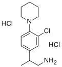 CAS 登录号：38591-36-5， 2-(3-氯-4-哌啶-1-基苯基)丙-1-胺二盐酸盐