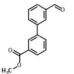 CAS 登录号：386297-59-2， 甲基3'-甲酰基-3-联苯羧酸酯